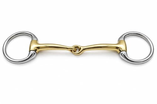 Tysons Breeches Wassertrense D Ring Gebiss German Silver 9,5 10,5 11,5 Super Zart und FEIN verarbeite einfach gebrochen (11,5 cm)