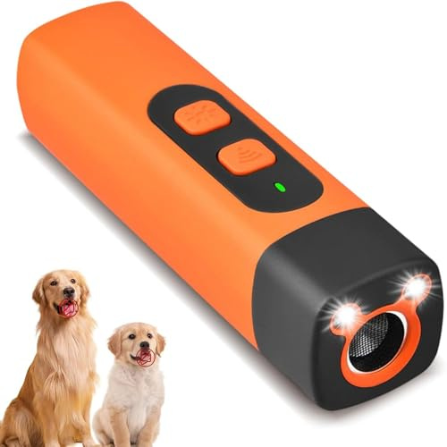 Auirshiky Ruhemeister Hund, Anti Bell Halsband Für Hunde, Anti-Bell-Gerät Für Hunde, Ultraschall-Abschreckungsgerät Gegen Hundebellen, Hundeabwehr Ultraschall, Ultraschall-Bellstopper Drinnen Draußen