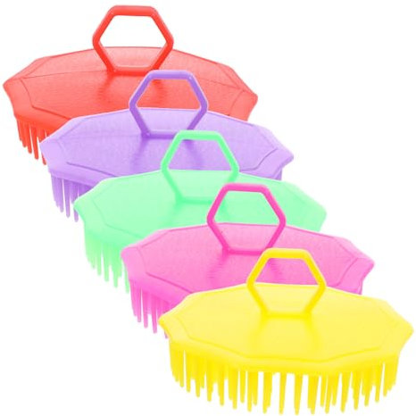 EXCEART 5stücke Kopfhaut Massagebürste Waschbürste Für Kunststoff Shampoo Massager Für Salon Und Zuhause Zufällige Farben Für Und Männer