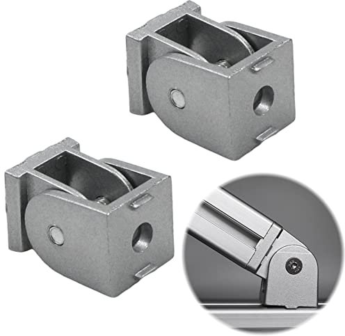 Winkelverbinder Gelenkverbinder Gelenk Aluprofil 2 Stück Nut 6 Einstellbarer Aluprofil Verbinder aus Zinklegierung, 180 ° Drehbereich für Eu-Standard 2020 Aluminium Extrusion Profil, 3D Druckerteile
