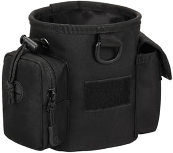 Borsa Addestramento per Cani,Sacchetto Alimenti per Cane Impermeabile con 2 Tasche Laterali può Trasportare Giocattoli e Sacchetti per Cacca e Altro per Animali Passeggio Escursionismo All'aperto