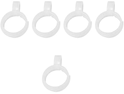 NUOBESTY Cross-Stitch Roll Clip 5Pcs Embroidery Fabric Holder Clamps Portable Needlework Sewing Accessories for Stitching Craft Projects