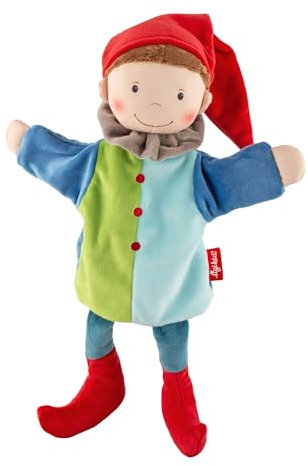 sigikid 43345 Handspielpuppe, Mehrfarbig/Kasper, OneSize