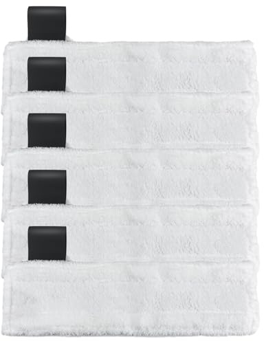 HUAREW Karcher Steam Cleaner Pads, Microfibre Floor Cloth Pads Compatible with EasyFix SC1 SC2 SC3 SC4 SC5 Series Steam Cleaner (Pack of 5)