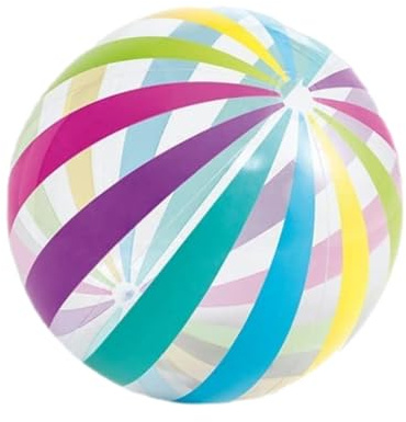Grand ballon de plage – Jouet gonflable coloré en PVC de 1968 pouces, léger et durable, parfait pour jeux aquatiques en plein air, flotteurs de piscine, jeux interactifs | Idéal pour les e
