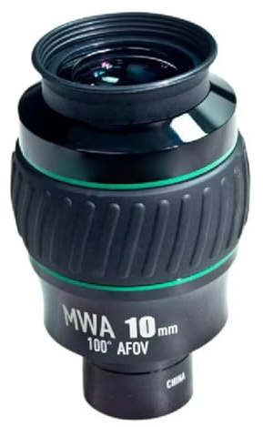 Ultra-vidvinkel-okular 100 grader 1,25 tum 10 mm astronomiskt teleskoptillbehör