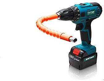 305 mm orm elektrisk skruvmejsel böjd universell adapter förlängningsstång rör elektrisk borrbit flexibel Cardanaxel (ingen borr)