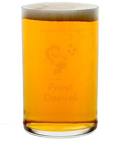 Bierglas, Bierkrug, Weizenglas mit Gravur Wunsch-Motiv und Wunsch-Name, Text personalisiert, Geschenkidee für Bierfreunde, Glas: :Altbier 0.2l