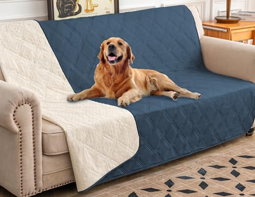 Ameritex Manta para Mascotas, Perros, Funda Impermeable con Respaldo Antideslizante, para Muebles, Camas, sofás