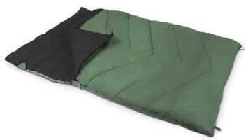 Sac de couchage - KAMPA - Vert 12 Double - 2 personnes - 2,25 m x 1,5 m - Rouge
