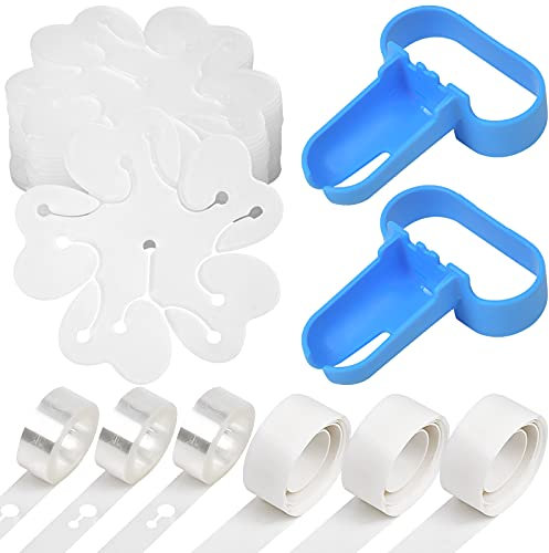 Palloncino Arco Ghirlanda Decorazione Striscia Kit con Nastro da 10 m Colla a 300 Punti 2 Cravatte a Palloncino, Palloncino Arco Ghirlanda Forniture per Feste di Compleanno e Matrimoni