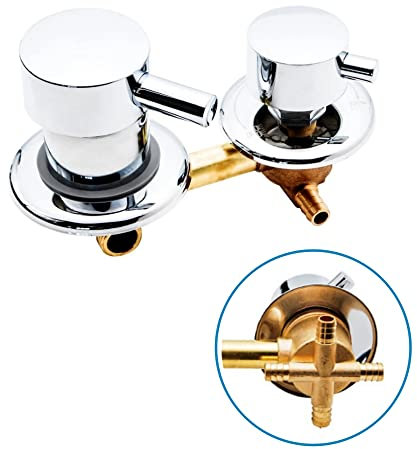 AFUDER Montado en la Pared de la Ducha 2/3/4/5 Vías de Salida de Agua de Latón Grifo de la Ducha Cobre Cabina de Ducha Válvula Mezcladora de Agua Fría Caliente Cromado