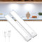 OUILA Unterbauleuchte Küche LED Schrankbeleuchtung mit Bewegungsmelder USB-C wiederaufladbar LED-Licht Dimmbar kabellos Nachtlicht für Küche Kleiderschrank Schrank 20.5CM 2 Stück