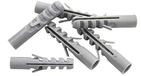 GuuYebe Brick Wall Anchors, Heavy Duty Plastic Concrete Wall Anchor 6PCS