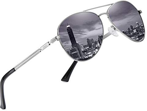 DUCO Classic Polarised Pilot Sunglasses For Mens Womens Unisex UV400 Protection Vintage Classic Men's Polarized Sun Glasses 3025K