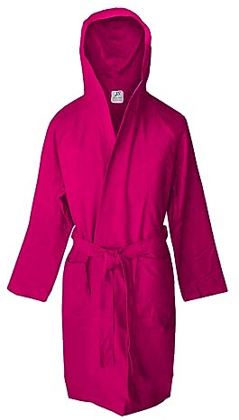 Jenny Sesal - Accappatoio Uomo e Donna in Microfibra Morbido, Leggero, Salvaspazio, a Rapida Asciugatura con Cappuccio, Tasche, Cintura a Passanti e Gancio
