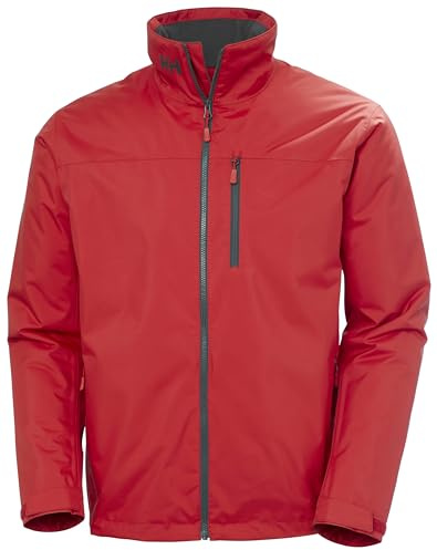 Helly Hansen Men's Crew Midlayer Jacket, Red 2.0, 2XL