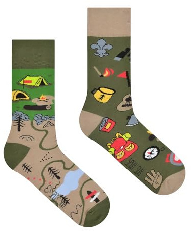 Spox Sox - calcetines coloridos, divertidos y extravagantes - un regalo divertido, 44-46, Scout