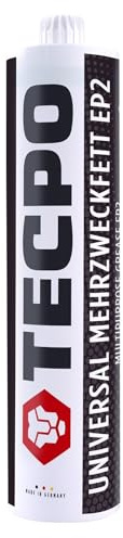 TECPO Universal Mehrzweckfett 500g EP2 Lithium Fett Schmierfett Lithiumfett universell einsetzbares Langzeitfett temperaturbeständiges Gleit- Wälzlager Fett wasserbeständig