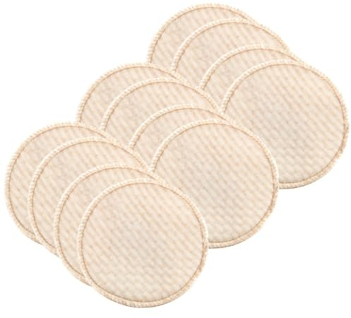 KOMBIUDA 12pièces Coussins Allaitement Réutilisables Absorbant Coussinets Lavables Pour Postpartum Confortables Et Fuites