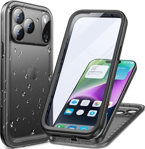 Cozycase Coque Top Antichoc IP68 Étanche 360 Integrale pour iPhone 17 Pro