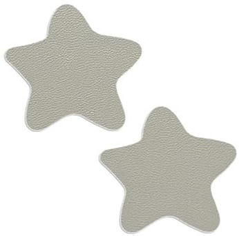 ZNQNDSR Pelle Adesiva per Riparazioni Toppa di Riparazione in Pelle A Forma di Stella, Tagliabile, Autoadesiva, con Forte Aderenza, per Divani, Sedili Auto, Giacche(Gray Green)