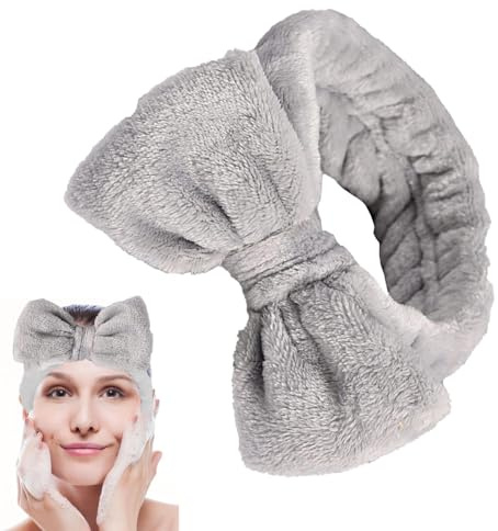Bandeau De Lavage Du Visage Serre-Tête à Nœud pour les Filles, le Lavage