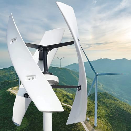 Vindkraftverk för hem, 5 000 W vindkraftverk, 3-bladig magnetisk upphängningsdesign, 24 V/48 V, tillval, för husbilar, båtar, off-grid-installationer och tillämpningar