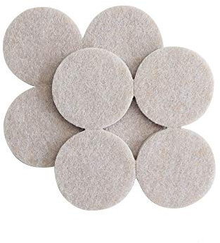 ShineCozy Premium Furniture Felt Pads - 40 Pieces Heavy Duty Self Stick Pads - Chair Feet Floor Protectors,Protect Hardwood & Laminate Flooring(Round 40mm)