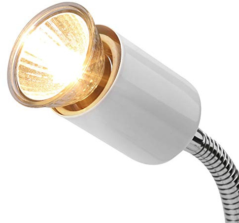 Pssopp 1 Unidad Nueva 25 W / 50 W 220-240 V luz de calefacción para Tomar el Sol lámpara de Calor Accesorio para lámpara de Calor de Acuario para Reptiles Lagarto Tortugas(50W)
