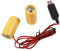 Newwyt Universal LR14 C Battery Eliminators USB Powered Cable Replace 2Pcs 1.5V C Size Battery for Led Lamps Electronics Toy Plastic