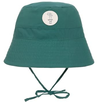 LÄSSIG Chapeau de soleil unisexe pour enfant (1 pièce), vert, 3-6 mois
