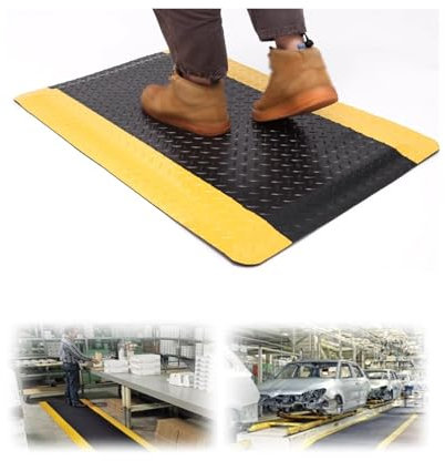 Anti-Ermüdungsmatten for die Industrie, ergonomische Stehmatte for den Arbeitsständer, Stehmatten gegen Rückenschmerzen in den Beinen, Breite 120 cm(120x150cm/47.2x59.1in)