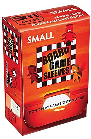 Arcane Tinmen ART10424 Board Game Sleeves: Small 44x68mm 50pk, Clear Non Glare, 44 x 68 mm