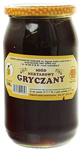 Buchweizen Nektar Honig 1200g Rodzinna Pasieka Sudnik