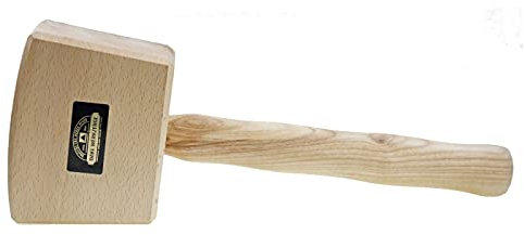 DAKL Schreinerklüpfel Kopf Rotbuche mit ovalem Eschenstiel, DIN 7461 Größe 80x140x110