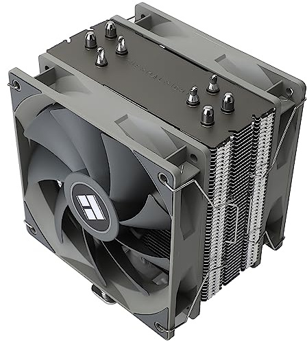 Thermalright Assassin Spirit 120 V2 PLUS - Raffreddatore CPU a 4 heatpipes, Double PWM Quiet Fan CPU, dissipatore di calore per computer AMD AM4 AM5/Intel 1700/1150/1151/1200(AS120 V2 Plus)