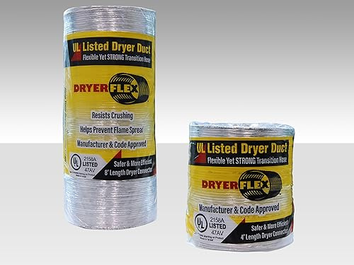 Inovate DryerFlex - 4 Flexible Hose for Laundry Dryer (4' Length)