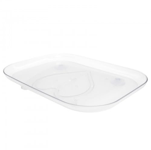 Aomhrek Lazy Susan Svängbar bordsorganisatör för kylskåp, klar kylskåpsorganisatör, svängbart kryddställ, svängbart kylskåpsarrangör för skåp, bord, skänkar, köksbänkskivor (L)