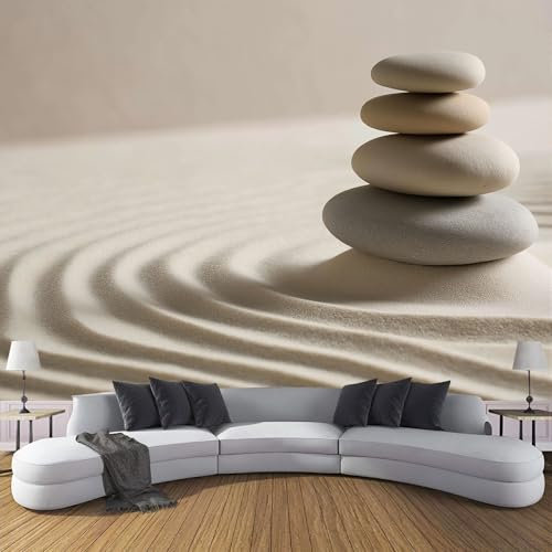 Papel Tapiz Arena Murales - Piedra Mural De Pared Papel Tapiz Fotográfico, 260X175Cm Mural De Papel Tapiz Arte De Pared Para Sala De Estar Dormitorio