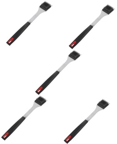 UPKOCH 5 Piezas Cepillo para Parrilla Barbacoa parilla Cepillo de Limpieza depuración cerda Herramienta de Limpieza de BBQ Limpiador de Parrilla útil Cepillo raspador Parrilla páginas