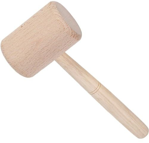Haowul Malelet en Bois en Cuir en Cuir Cartouche Marteau Outil en Cuir Manuel Marteau Maillet Menuisier en Bois Marteau Outil De Main-d'œuvre De Bois