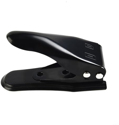 Jonikuper Taglierina per scheda SIM per smartphone, multifunzione 2 in 1, utensile da taglio Dual SIM con lama in acciaio legato, include 3 adattatori e perno di espulsione, (SKU)