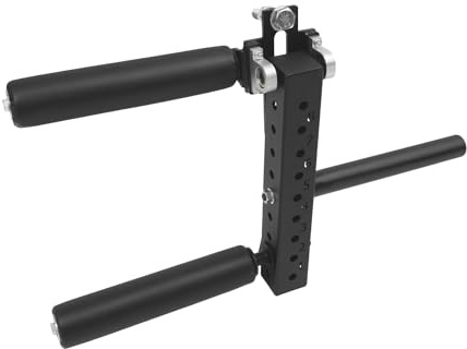 Gamba estensore e gamba piega, attrezzo per gambe regolabile con capacità massima di peso di 264 lbs, per un efficace allenamento di gambe e cosce (dimensioni di apertura 26 mm)