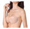 FLORATA Ladies Sexy Reusable Invisible Strapless Self Adhesive Push-up Bra Stick On Gel Backless Silicone Bras for Women, B, Mango Nude