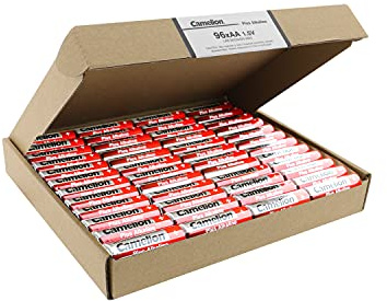 CAMELION Plus Alkaline Batterie AA Mignon Alkaline Batterien LR6-96er Pack umweltschonende Verpackung