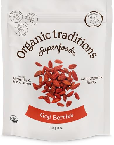 Organic Traditions Dried Goji Berries - 8oz