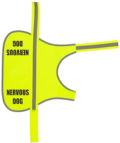 Flexi-Print - Personalised Hi Vis Vest for Service and Nervous Dogs, Reactive Dog Warning, Training Accessory