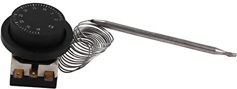 NISHZHU 1NC 1NO AC 250V/380V 16A 0-40C Interrupteur de controle de la temperature thermostat capillaire
