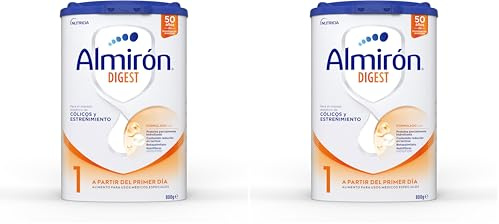 Almirón Advance Digest 1, Leche de Inicio Bebé Anti-Cólico y Estreñimiento, 800g (Paquete de 2)